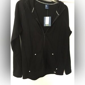 NWT Gap Fit girls (14/16) XXL athletic zip up hoodie jacket pockets reflective